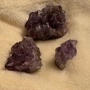 Amethyst Crystal Cluster - Deep Purple Home Accent